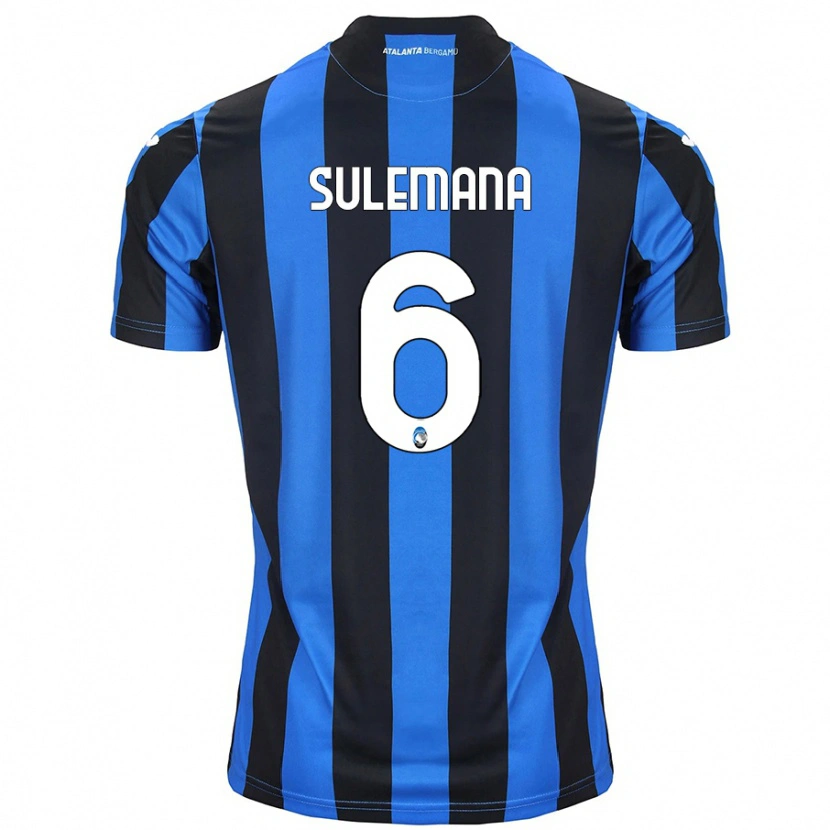Danxen Herren Ibrahim Sulemana #6 Blau Schwarz Heimtrikot Trikot 2024/25 T-Shirt