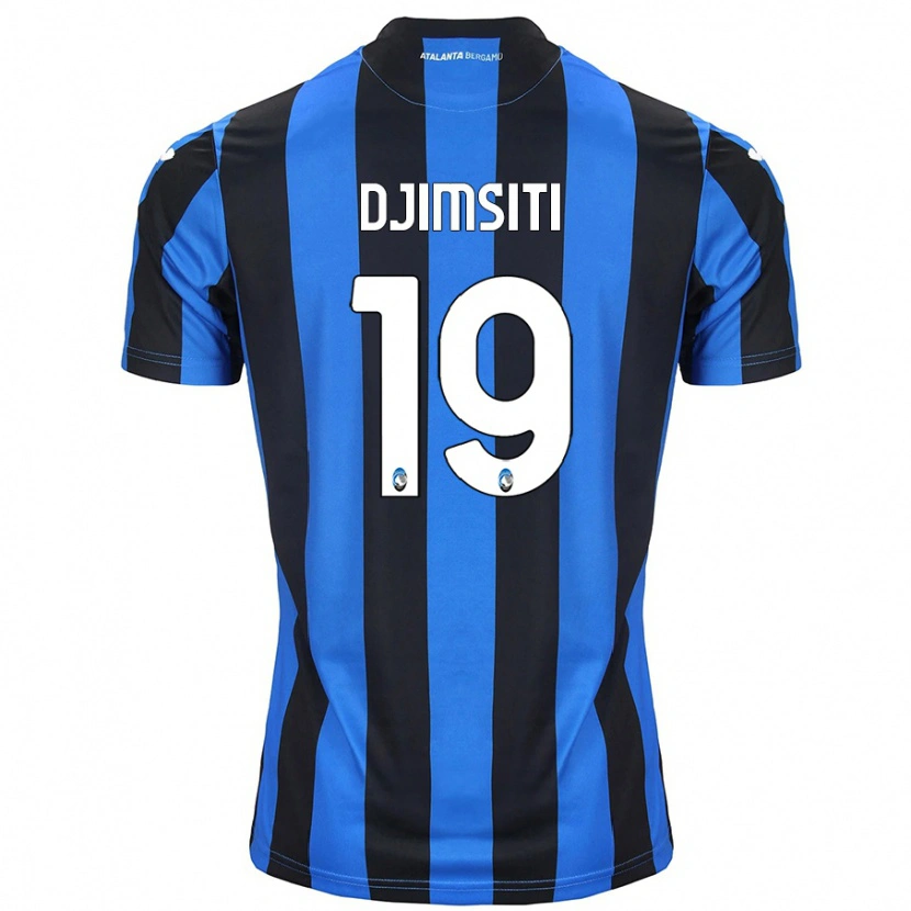 Danxen Herren Berat Djimsiti #19 Blau Schwarz Heimtrikot Trikot 2024/25 T-Shirt