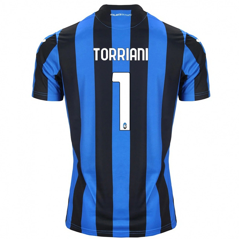 Danxen Herren Andrea Torriani #1 Blau Schwarz Heimtrikot Trikot 2024/25 T-Shirt