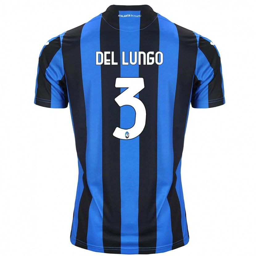 Danxen Herren Tommaso Del Lungo #3 Blau Schwarz Heimtrikot Trikot 2024/25 T-Shirt