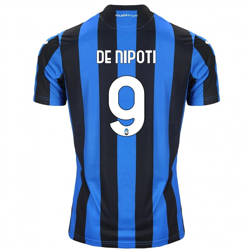 Danxen Herren Tommaso De Nipoti #9 Blau Schwarz Heimtrikot Trikot 2024/25 T-Shirt