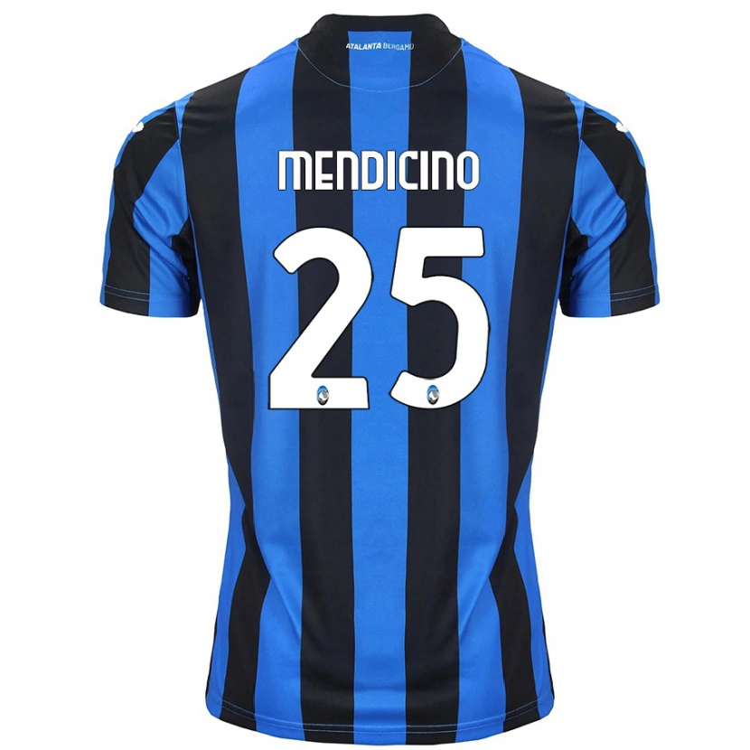 Danxen Herren Leonardo Mendicino #25 Blau Schwarz Heimtrikot Trikot 2024/25 T-Shirt