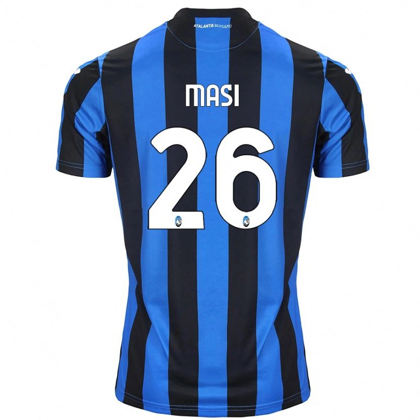 Danxen Herren Alberto Masi #26 Blau Schwarz Heimtrikot Trikot 2024/25 T-Shirt