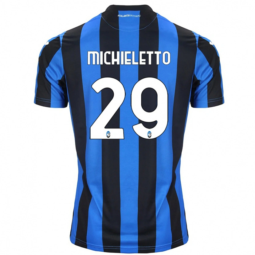 Danxen Herren Andrea Michieletto #29 Blau Schwarz Heimtrikot Trikot 2024/25 T-Shirt