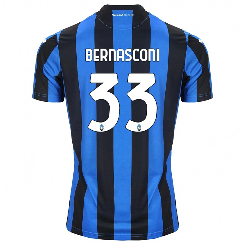 Danxen Herren Lorenzo Bernasconi #33 Blau Schwarz Heimtrikot Trikot 2024/25 T-Shirt