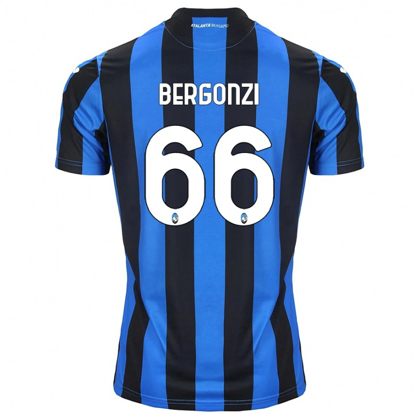 Danxen Herren Federico Bergonzi #66 Blau Schwarz Heimtrikot Trikot 2024/25 T-Shirt