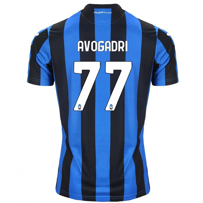Danxen Herren Lorenzo Avogadri #77 Blau Schwarz Heimtrikot Trikot 2024/25 T-Shirt