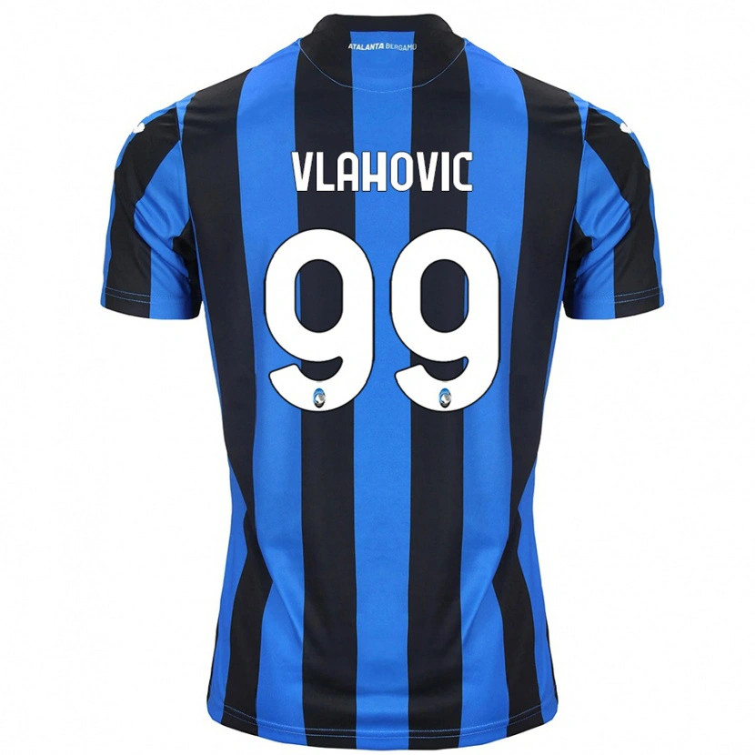 Danxen Herren Vanja Vlahovic #99 Blau Schwarz Heimtrikot Trikot 2024/25 T-Shirt