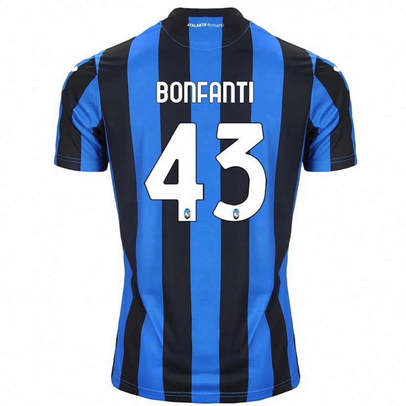 Danxen Herren Giovanni Bonfanti #43 Blau Schwarz Heimtrikot Trikot 2024/25 T-Shirt