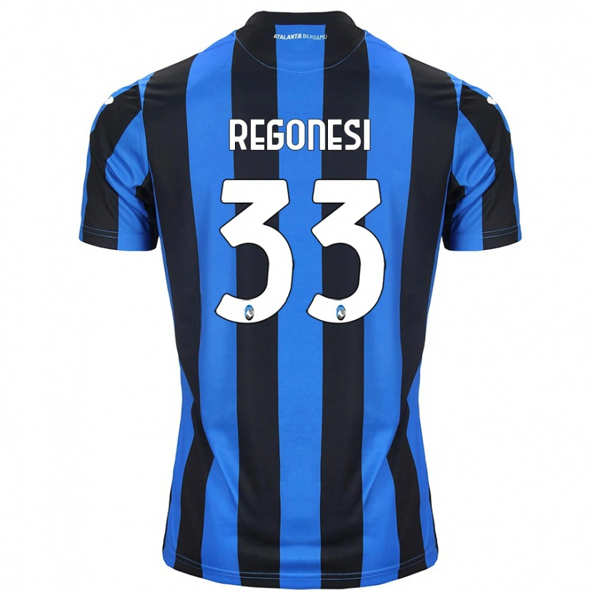 Danxen Herren Iacopo Regonesi #33 Blau Schwarz Heimtrikot Trikot 2024/25 T-Shirt