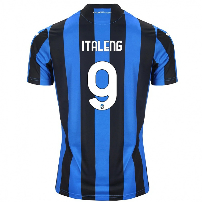 Danxen Herren Jonathan Italeng #9 Blau Schwarz Heimtrikot Trikot 2024/25 T-Shirt
