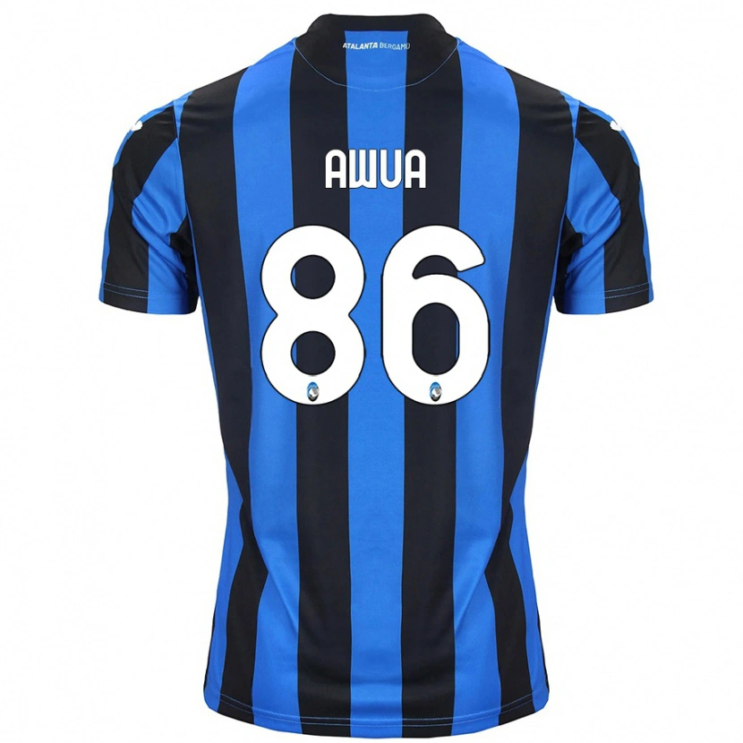 Danxen Herren Theophilus Awua #86 Blau Schwarz Heimtrikot Trikot 2024/25 T-Shirt