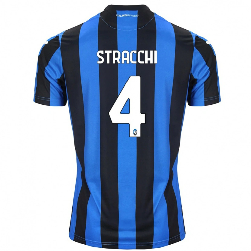Danxen Herren Daniela Stracchi #4 Blau Schwarz Heimtrikot Trikot 2024/25 T-Shirt