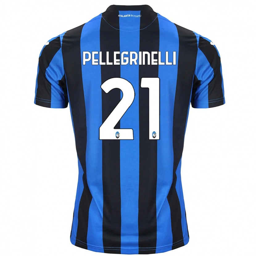 Danxen Herren Giorgia Pellegrinelli #21 Blau Schwarz Heimtrikot Trikot 2024/25 T-Shirt