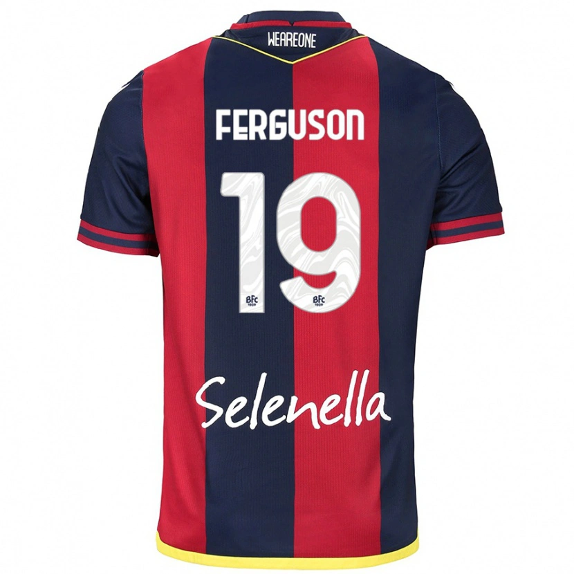 Danxen Herren Lewis Ferguson #19 Rot Königsblau Heimtrikot Trikot 2024/25 T-Shirt