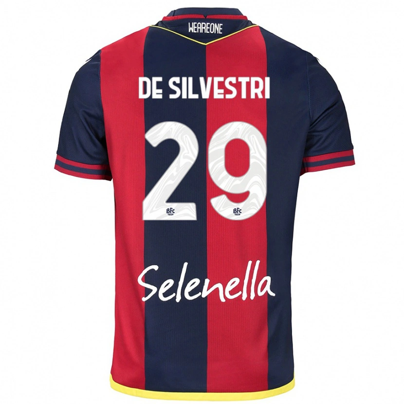 Danxen Herren Lorenzo De Silvestri #29 Rot Königsblau Heimtrikot Trikot 2024/25 T-Shirt
