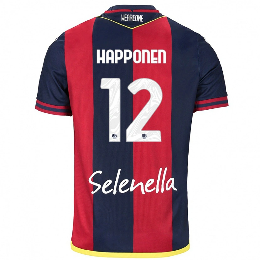 Danxen Herren Ukko Happonen #12 Rot Königsblau Heimtrikot Trikot 2024/25 T-Shirt
