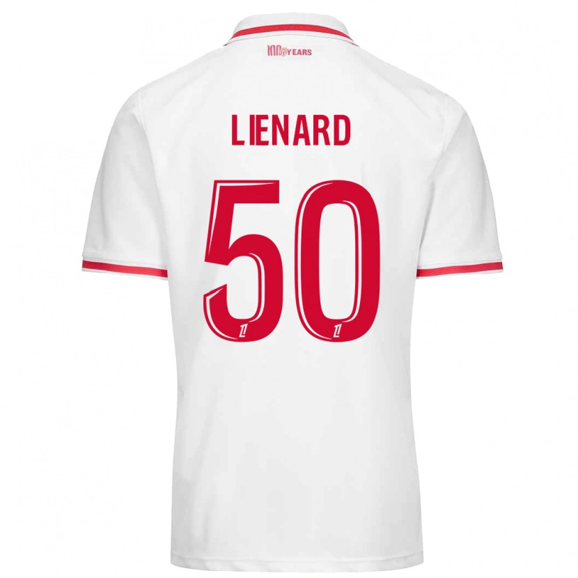 Danxen Herren Yann Lienard #50 Weiß Rot Heimtrikot Trikot 2024/25 T-Shirt