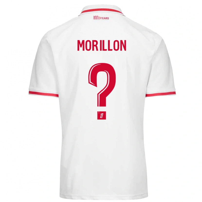 Danxen Herren Noah Morillon #0 Weiß Rot Heimtrikot Trikot 2024/25 T-Shirt