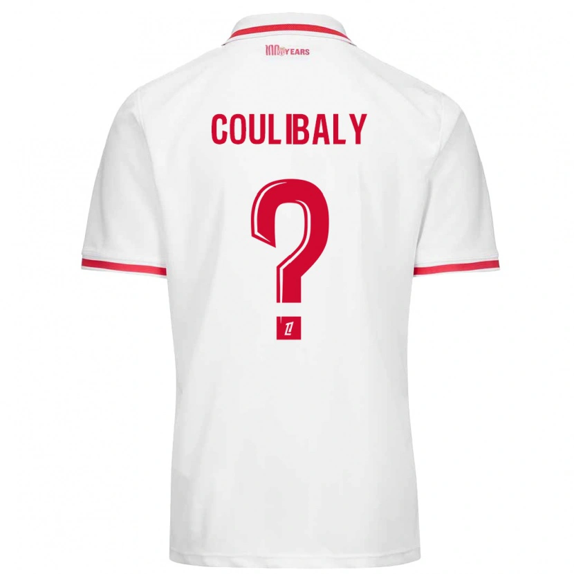 Danxen Herren Mamadou Coulibaly #0 Weiß Rot Heimtrikot Trikot 2024/25 T-Shirt
