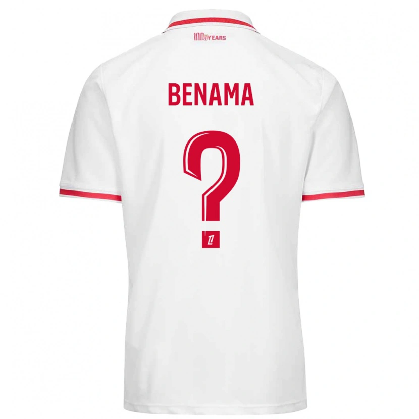 Danxen Herren Mayssam Benama #0 Weiß Rot Heimtrikot Trikot 2024/25 T-Shirt