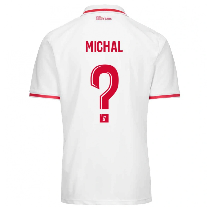 Danxen Herren Lucas Michal #0 Weiß Rot Heimtrikot Trikot 2024/25 T-Shirt