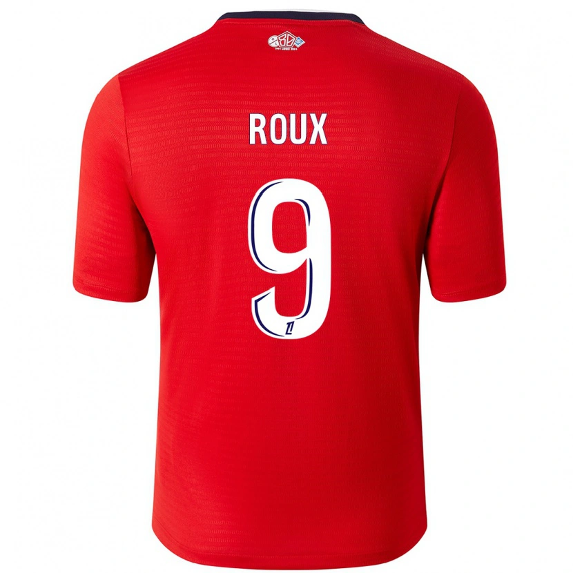 Danxen Herren Danielle Roux #9 Rot Weiß Heimtrikot Trikot 2024/25 T-Shirt