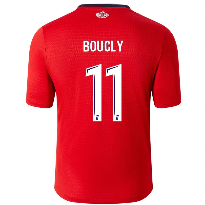 Danxen Herren Maïté Boucly #11 Rot Weiß Heimtrikot Trikot 2024/25 T-Shirt