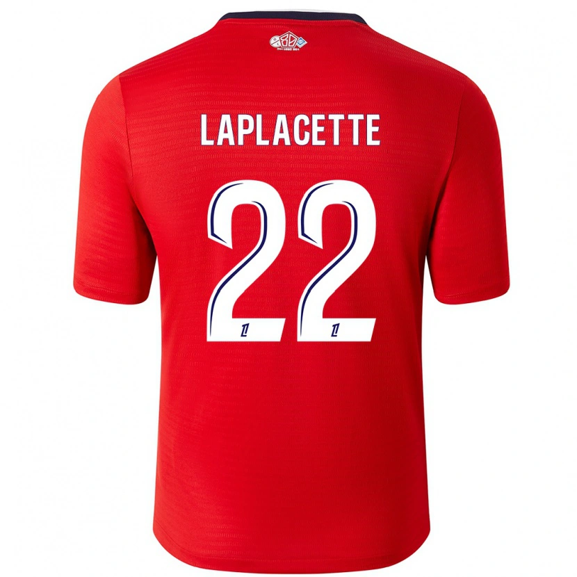Danxen Herren Tess Laplacette #22 Rot Weiß Heimtrikot Trikot 2024/25 T-Shirt