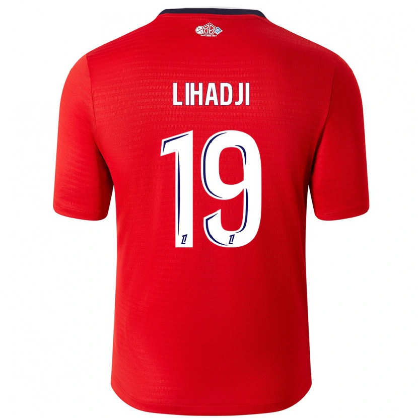 Danxen Herren Isaac Lihadji #19 Rot Weiß Heimtrikot Trikot 2024/25 T-Shirt