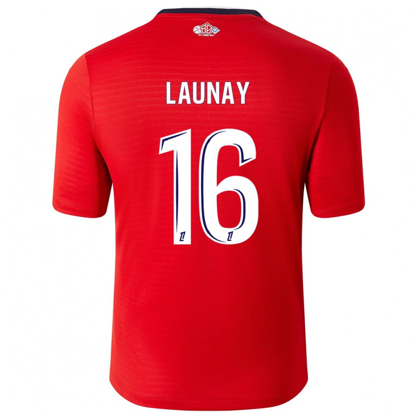 Danxen Herren Elisa Launay #16 Rot Weiß Heimtrikot Trikot 2024/25 T-Shirt