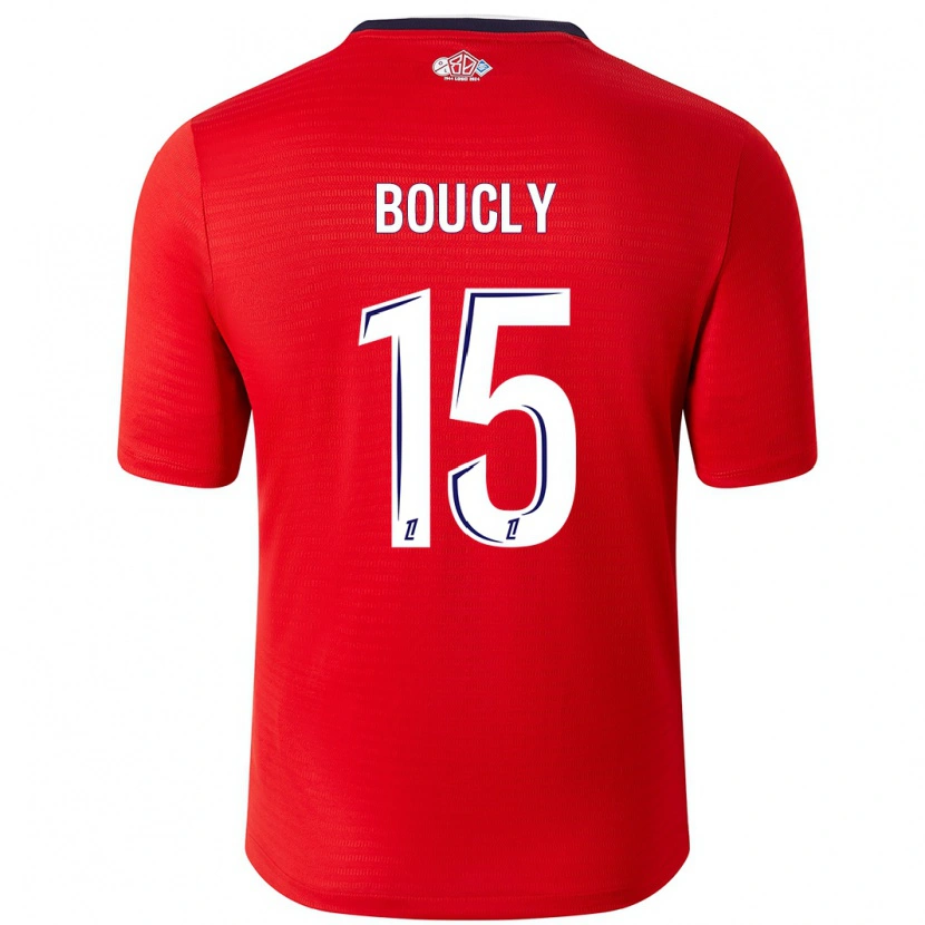 Danxen Herren Maite Boucly #15 Rot Weiß Heimtrikot Trikot 2024/25 T-Shirt