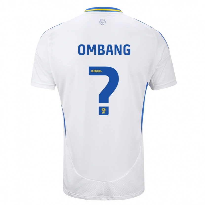 Danxen Herren Darryl Ombang #0 Weiß Blau Heimtrikot Trikot 2024/25 T-Shirt
