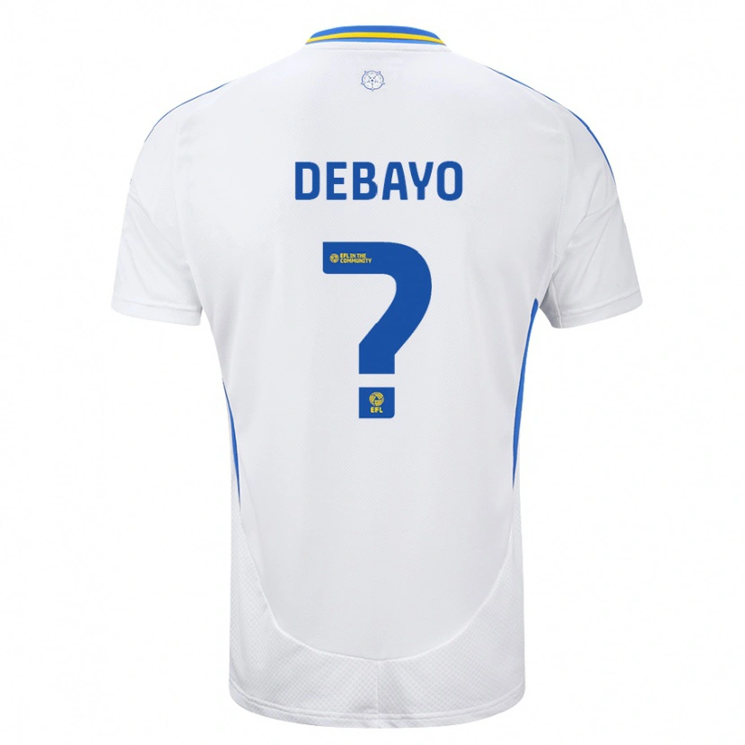 Danxen Herren James Debayo #0 Weiß Blau Heimtrikot Trikot 2024/25 T-Shirt