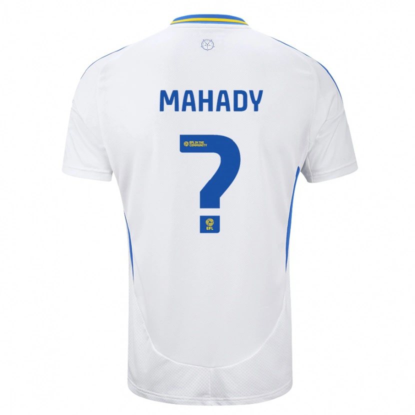 Danxen Herren Rory Mahady #0 Weiß Blau Heimtrikot Trikot 2024/25 T-Shirt
