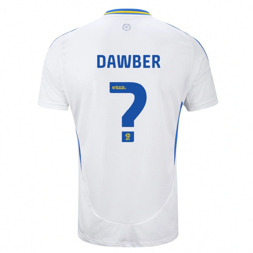 Danxen Herren Oscar Dawber #0 Weiß Blau Heimtrikot Trikot 2024/25 T-Shirt