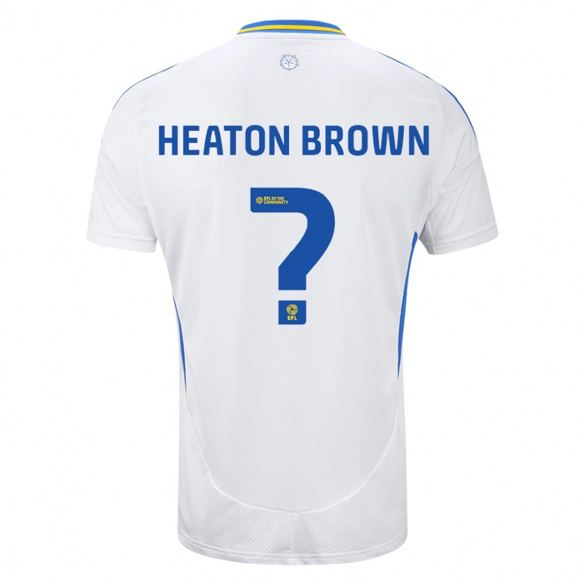 Danxen Herren Heaton Brown #0 Weiß Blau Heimtrikot Trikot 2024/25 T-Shirt