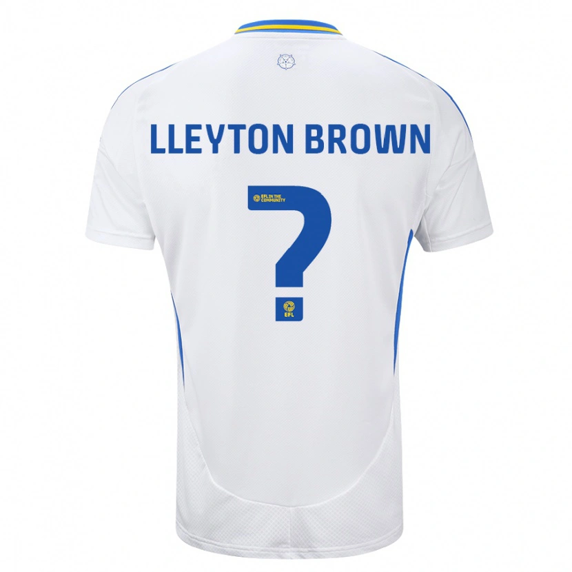 Danxen Herren Lleyton Brown #0 Weiß Blau Heimtrikot Trikot 2024/25 T-Shirt