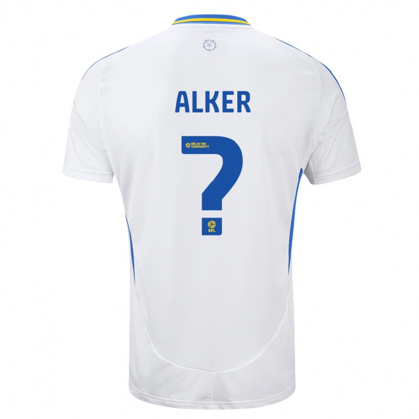 Danxen Herren Samuel Alker #0 Weiß Blau Heimtrikot Trikot 2024/25 T-Shirt