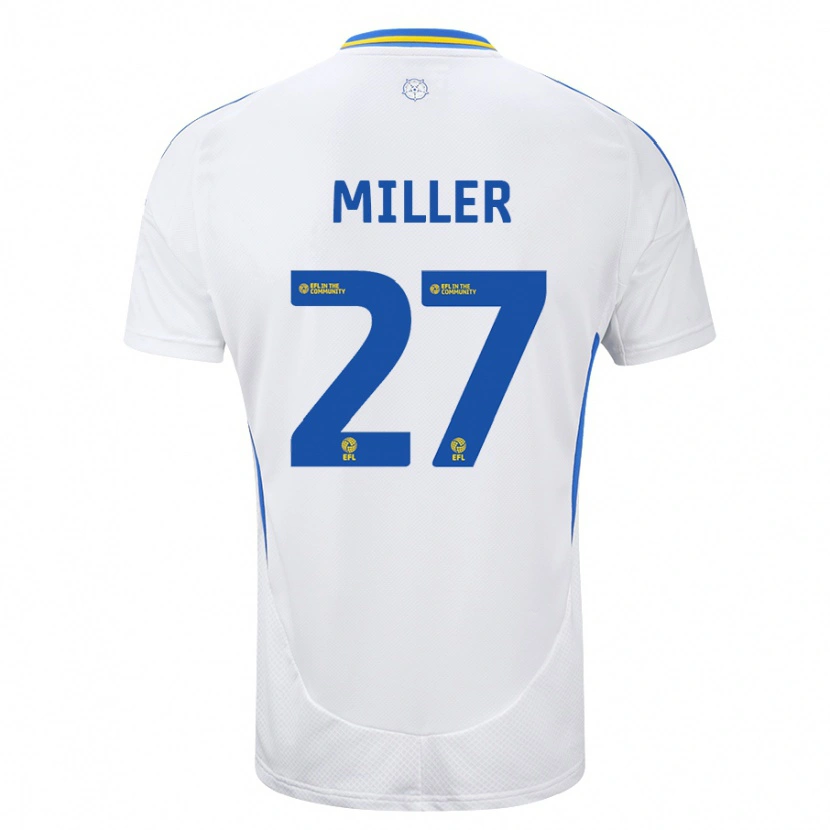 Danxen Herren Amari Miller #27 Weiß Blau Heimtrikot Trikot 2024/25 T-Shirt