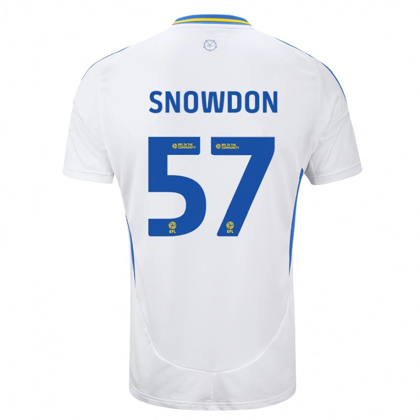Danxen Herren Joe Snowdon #57 Weiß Blau Heimtrikot Trikot 2024/25 T-Shirt
