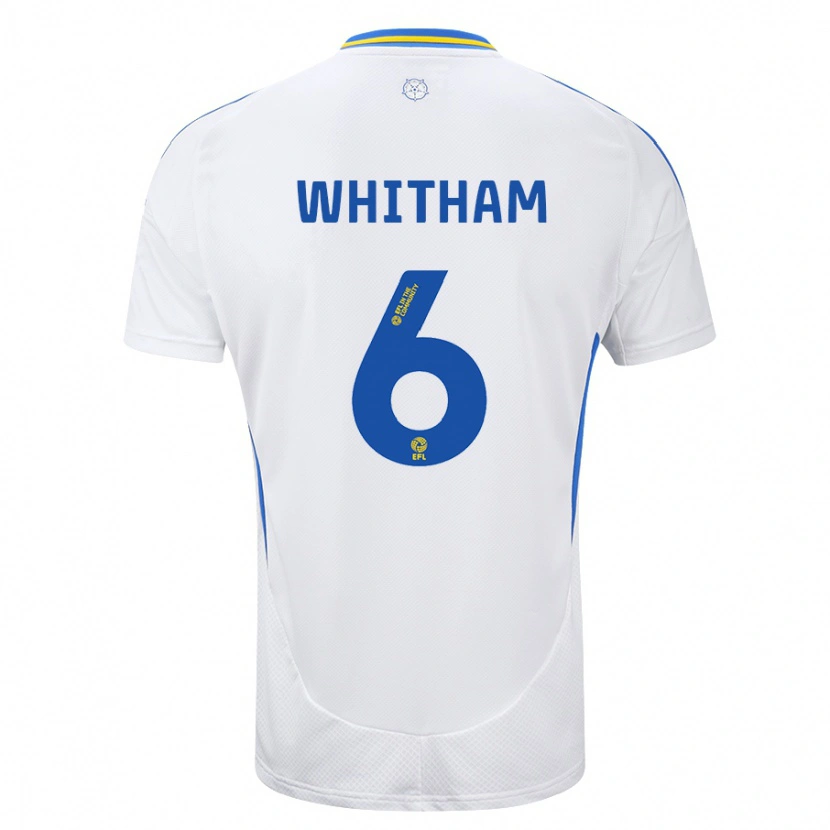 Danxen Herren Danielle Whitham #6 Weiß Blau Heimtrikot Trikot 2024/25 T-Shirt