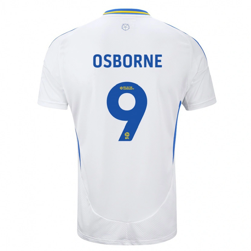 Danxen Herren Jemimah Osborne #9 Weiß Blau Heimtrikot Trikot 2024/25 T-Shirt