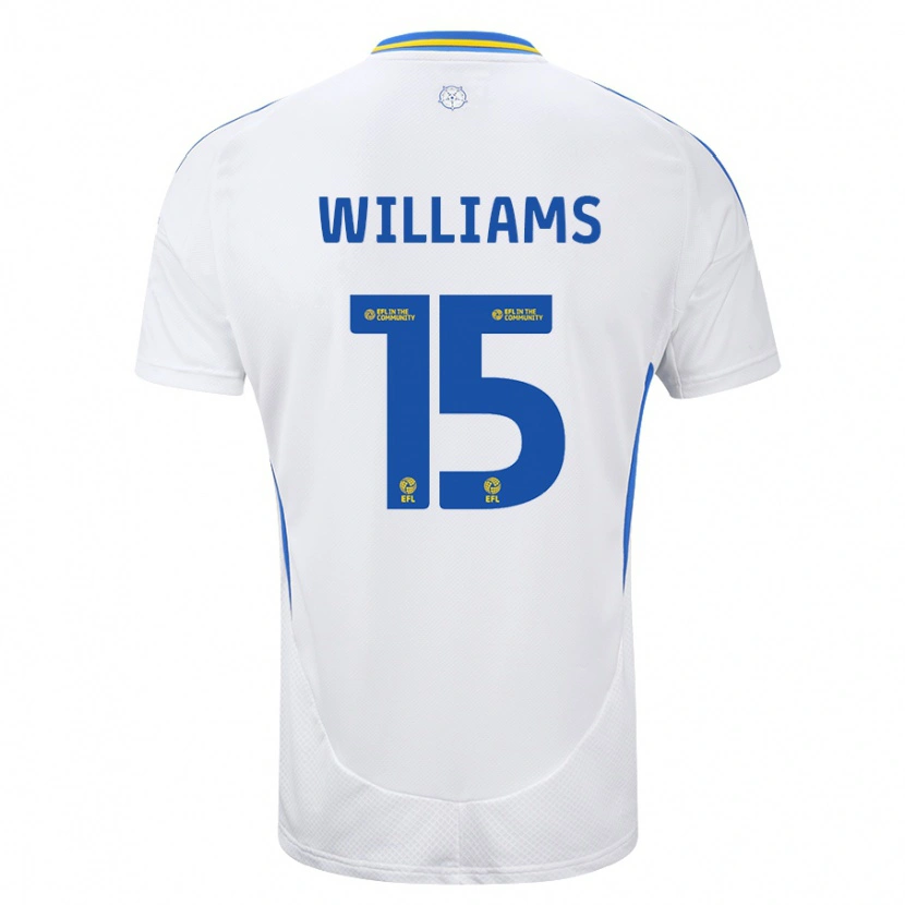 Danxen Herren Paige Williams #15 Weiß Blau Heimtrikot Trikot 2024/25 T-Shirt