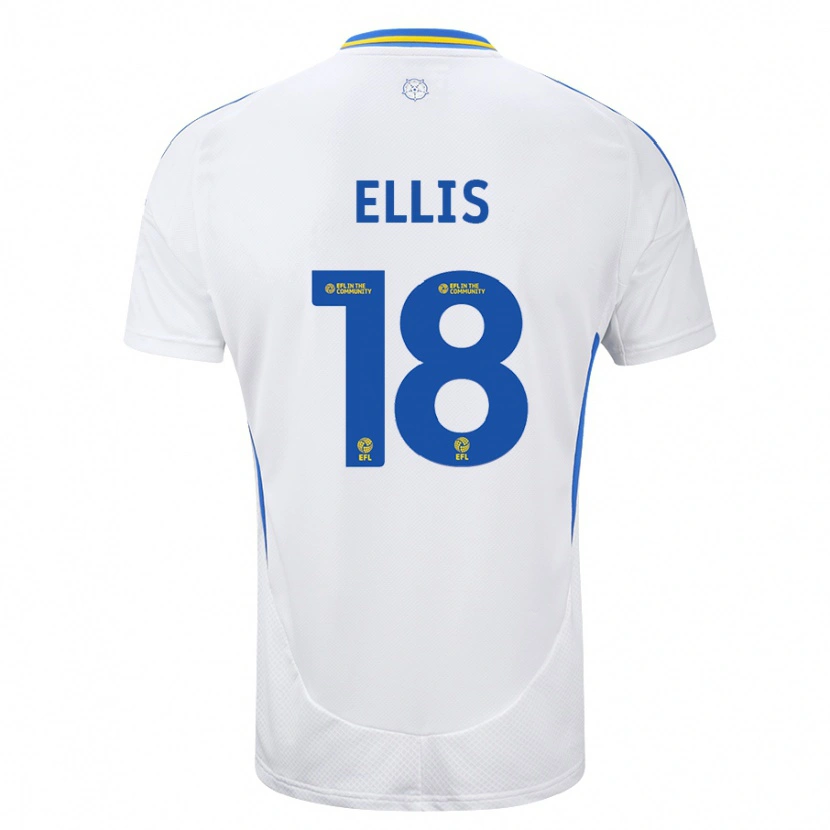 Danxen Herren Macy Ellis #18 Weiß Blau Heimtrikot Trikot 2024/25 T-Shirt