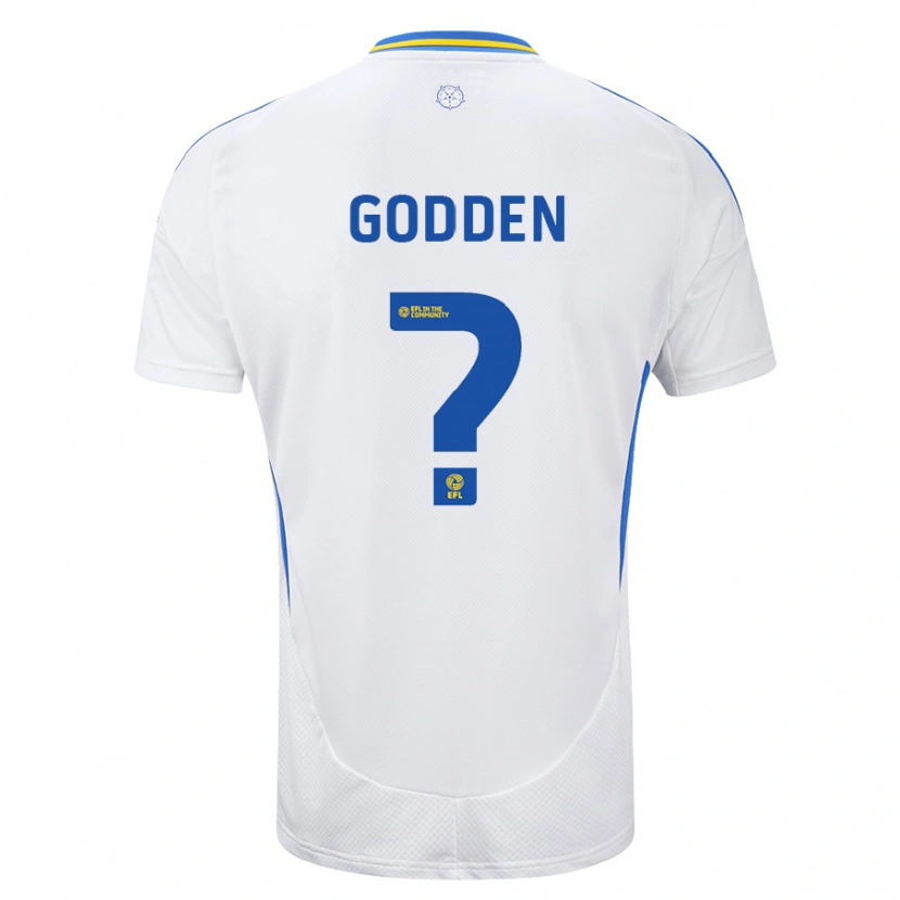 Danxen Herren Scott Godden #0 Weiß Blau Heimtrikot Trikot 2024/25 T-Shirt