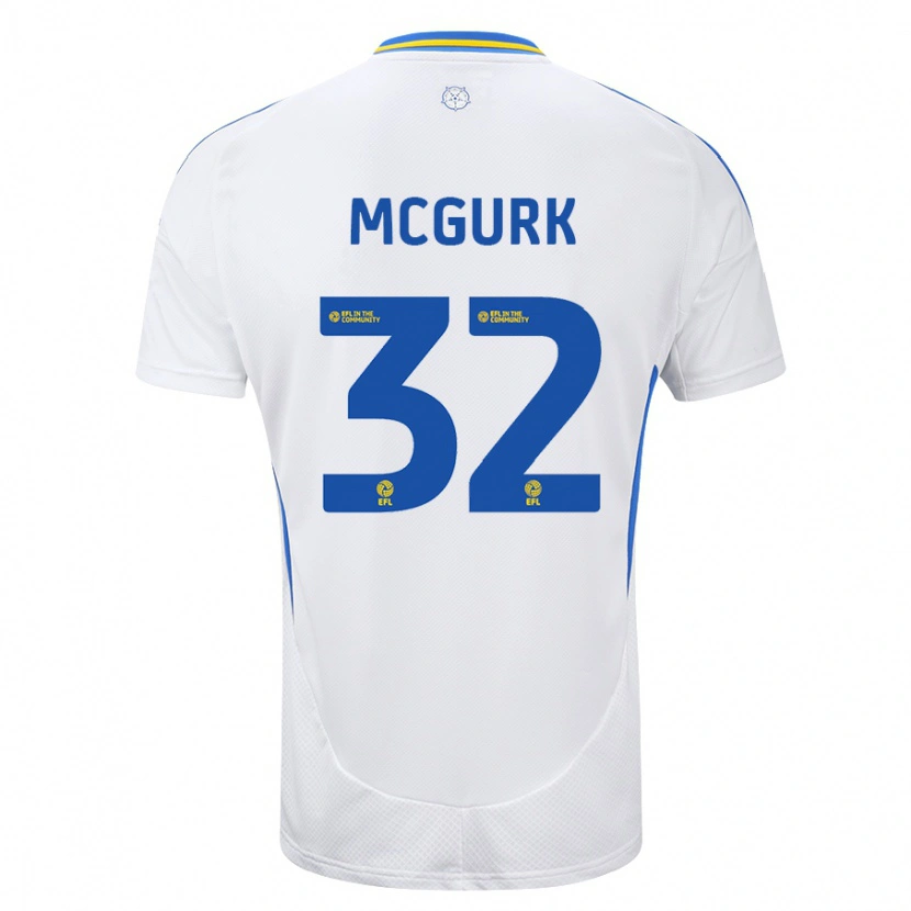 Danxen Herren Sean Mcgurk #32 Weiß Blau Heimtrikot Trikot 2024/25 T-Shirt