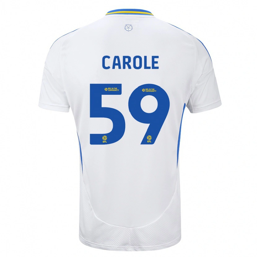 Danxen Herren Keenan Carole #59 Weiß Blau Heimtrikot Trikot 2024/25 T-Shirt