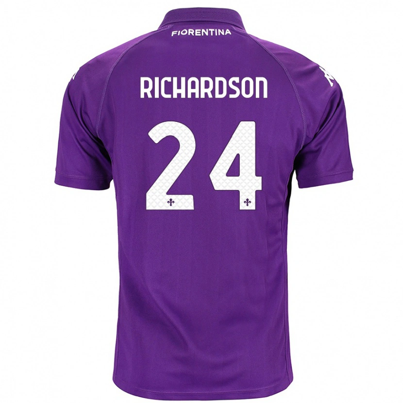 Danxen Herren Amir Richardson #24 Violett Heimtrikot Trikot 2024/25 T-Shirt