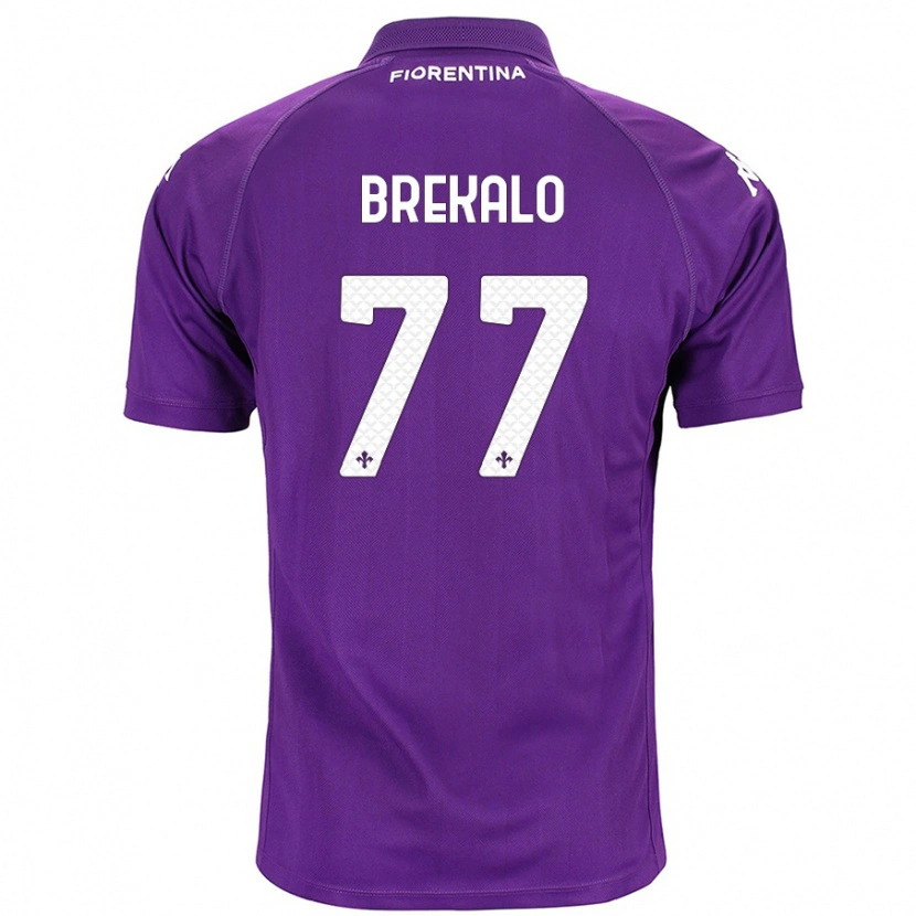 Danxen Herren Josip Brekalo #77 Violett Heimtrikot Trikot 2024/25 T-Shirt